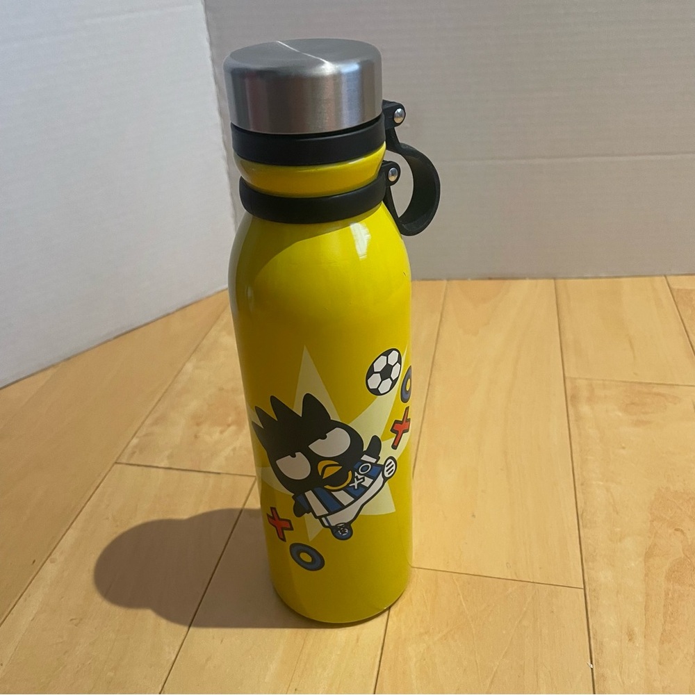 New Sanrio badtz maru yellow stainless steel bottle